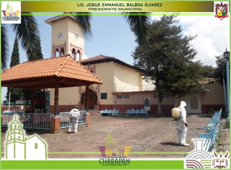 El Gobierno Municipal de Charapan, continua con las acciones en la mitigación del Covid-19