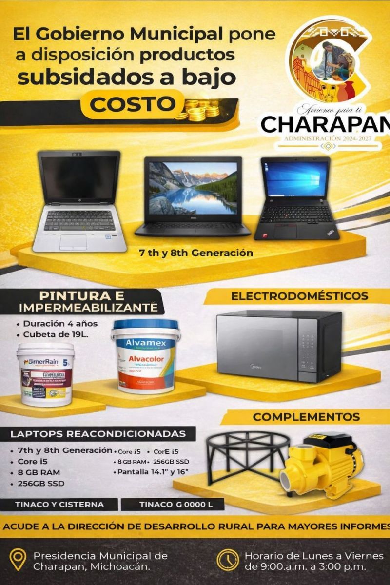 EL GOBIERNO MUNICIPAL PONE A DISPOSICIÓN PRODUCTOS SUBSIDIADOS A BAJO COSTO