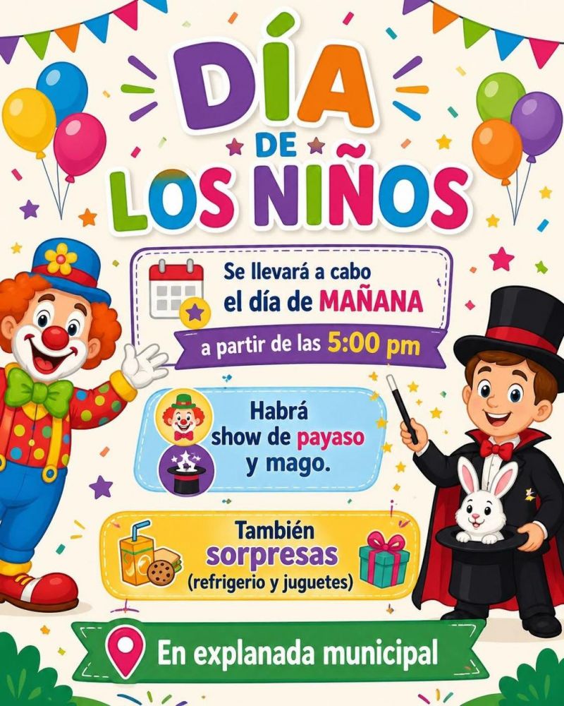 ¡Este 29 de abril celebraremos a lo grande el Día de la Niña y el Niño!
