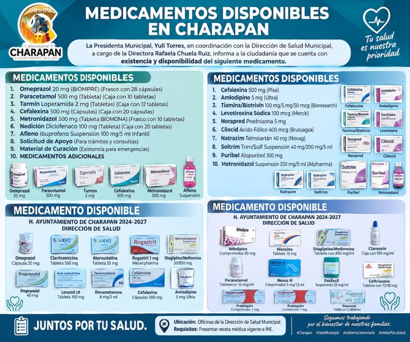 ¡Atención a la ciudadanía de Charapan y sus comunidades!