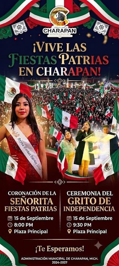 ¡Vive las Fiestas Patrias en Charapan!